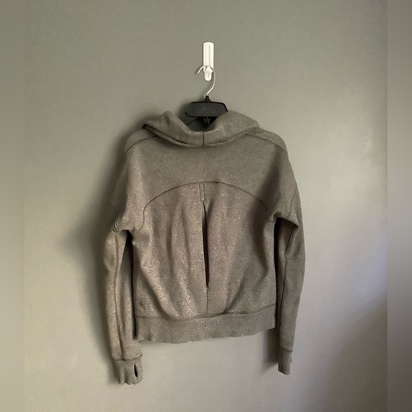 Lululemon Hug It Out Jacket in Heathered Speckled Black Womens Size 6 - Picture 3 of 6